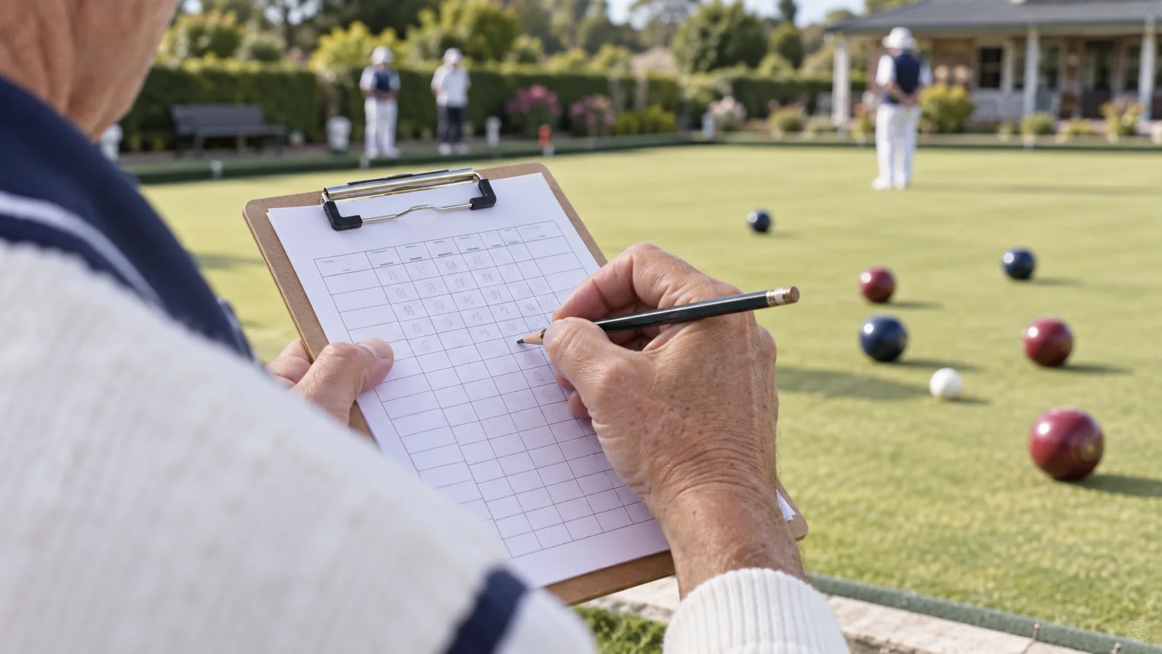 How to Fill In a Lawn Bowls Scorecard